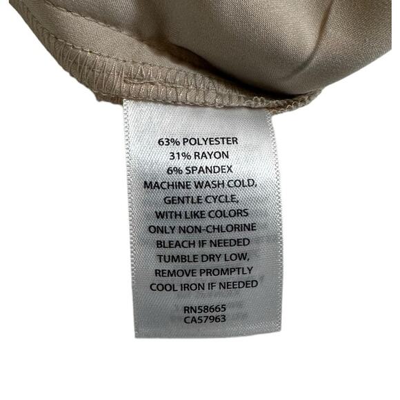 Treasure & Bond Nordstrom New Women's Pull On Wide Leg Pants Cream Small Neutral - Picture 8 of 8